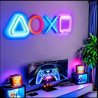 Lampada Neon LED "Joypad Keys"