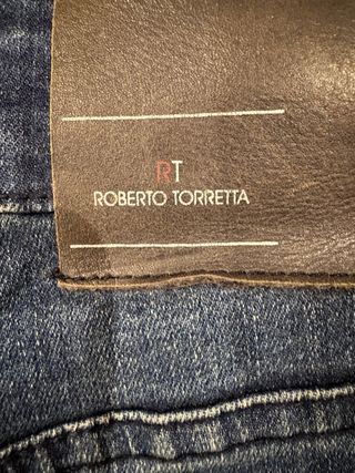 Pantalón vaquero Roberto Torretta azul