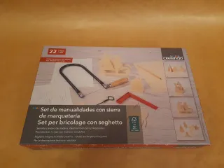 Set marquetería con sierra Crelando.