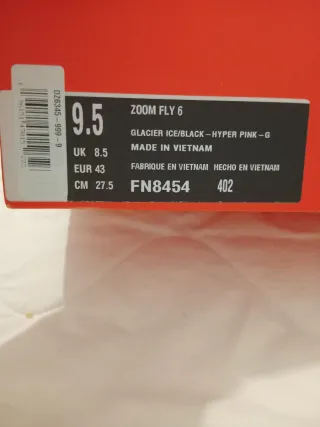 Nike Zoom Fly 6 Talla 43