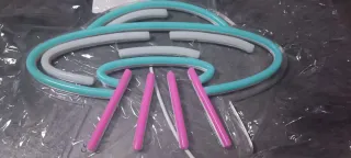 Lampada LED Neon "UFO"