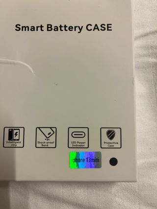 Custodia con batteria intelligente per iPhone 13 mini