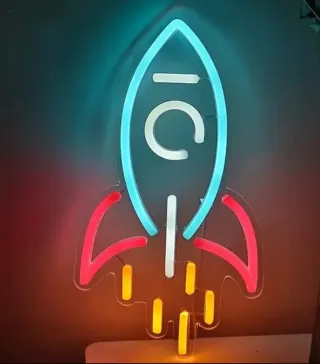 Lampada Neon LED "ROCKET"
