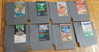 Lote 8 Juegos Nintendo NES Pal B