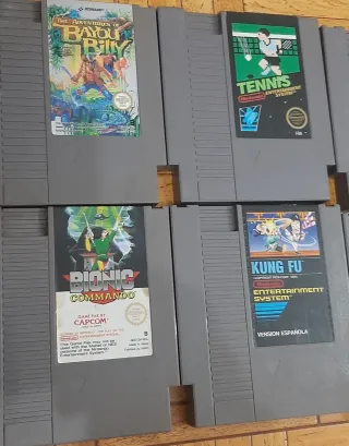 Lote 8 Juegos Nintendo NES Pal B