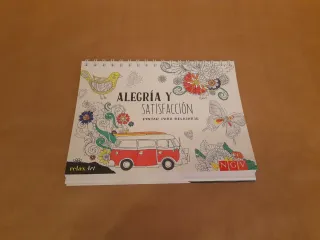 Cuaderno para colorear NGV Alegría y Satisfacción.