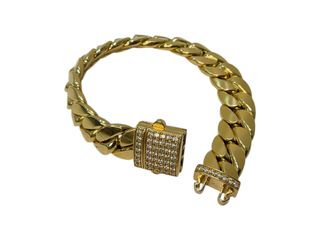 pulsera oro 18k con circonita