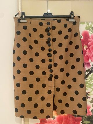 Falda vintage lunares Angela Arregui