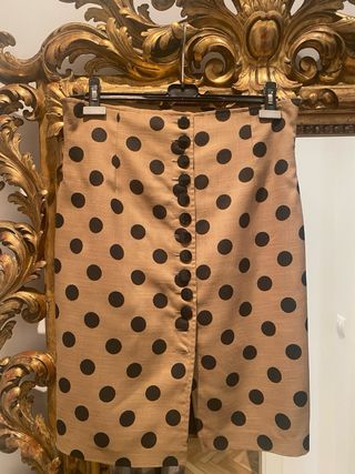 Falda vintage lunares Angela Arregui