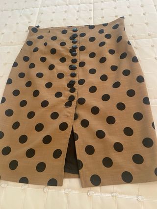 Falda vintage lunares Angela Arregui