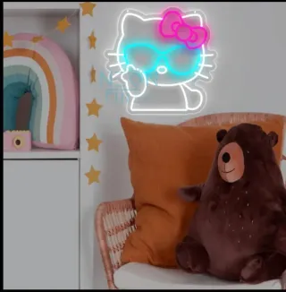 Lampada Neon LED "Hello Kitty"