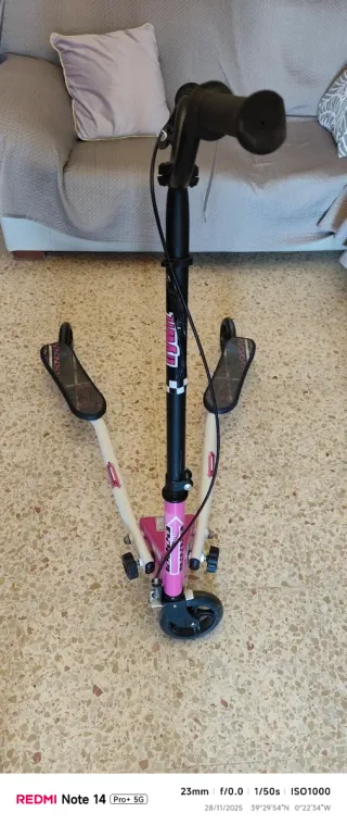 Patinete 3 Ruedas Infantil Rosa