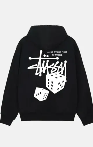 Sudadera Stussy Negra con Logo, precio negociable