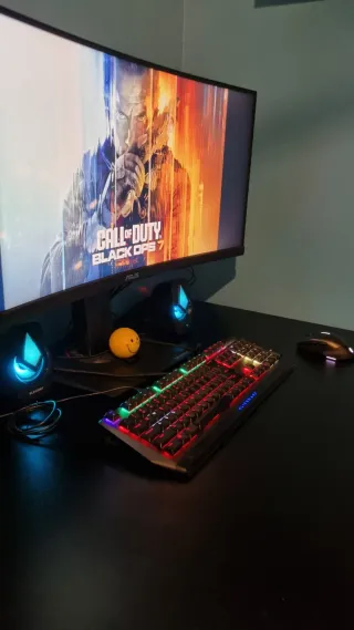 Altoparlanti da scrivania con luce LED USB