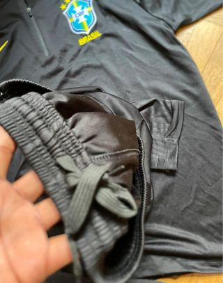 Chándal Nike Brasil Negro y Amarillo