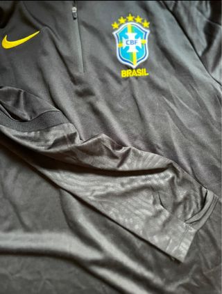 Chándal Nike Brasil Negro y Amarillo
