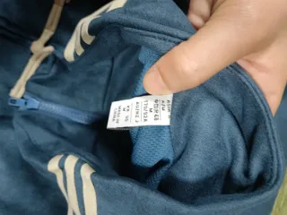 Chaqueta Adidas estilo asiático azul