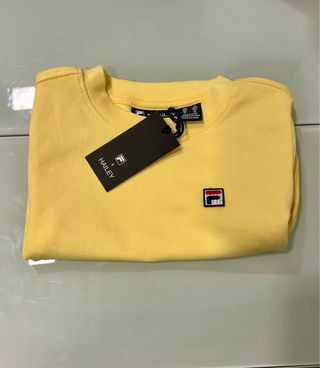 A ESTRENAR Camiseta Fila Crop Top Amarill Talla XS