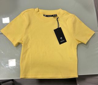 A ESTRENAR Camiseta Fila Crop Top Amarill Talla XS