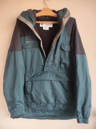 Chaqueta Columbia Microtex impermeable Vintage.