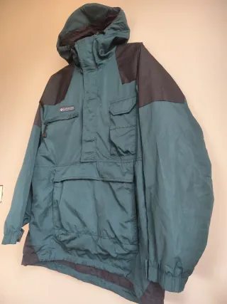 Chaqueta Columbia Microtex impermeable Vintage.