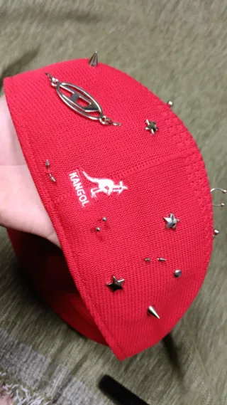 Boina Kangol Roja Rework