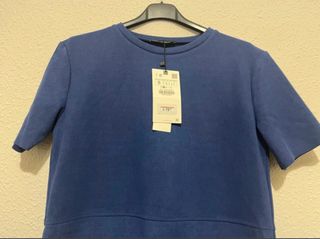 Vestido Zara azul talla S