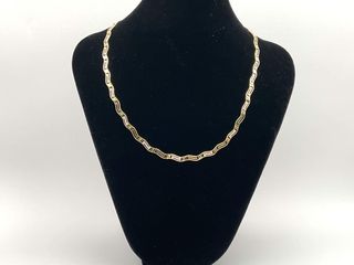 gargantilla oro 18k con circonita 16cm