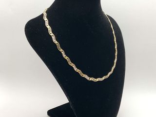 gargantilla oro 18k con circonita 16cm
