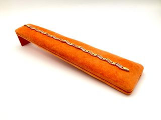 pulsera oro 18k con circonita