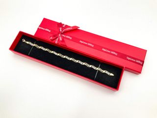 pulsera oro 18k con circonita