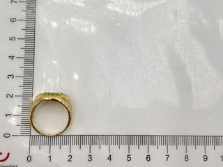 sortija oro 18k con circonita