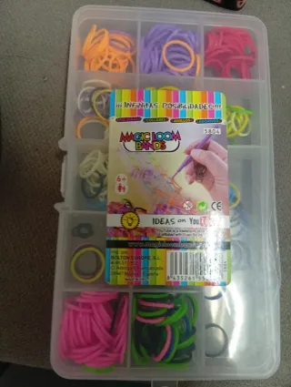 Magic Loom Bands Kit Pulseras Collares