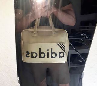 Bolsa Adidas Vintage los 70s Madrid 1976 Beige