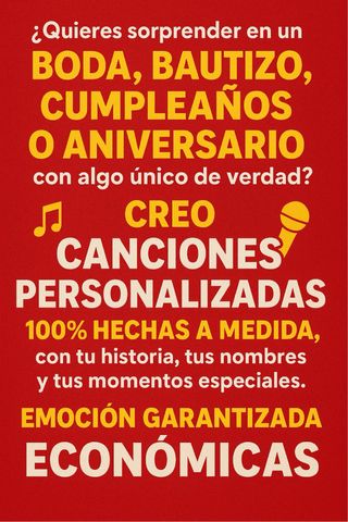Canciones Personalizadas económicas