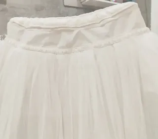 Cancán blanco para fallera, huertana,disfraz..
