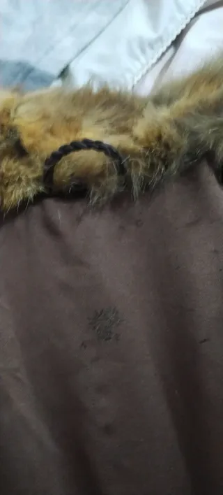 Abrigo auténtico de piel de zorro siberia