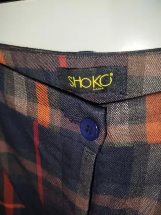 Pantaloni Shoko donna a quadri misure in descrizio