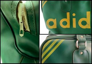 Bolsa Adidas Vintage 70s Madrid 1976 Verde/Dorado