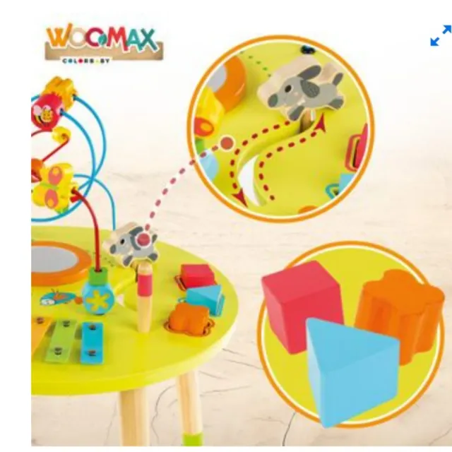 Mesa de actividades Woomax de madera