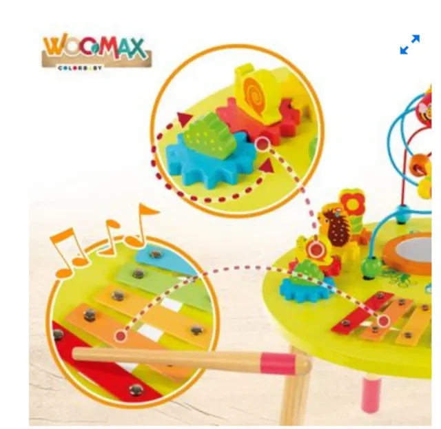 Mesa de actividades Woomax de madera