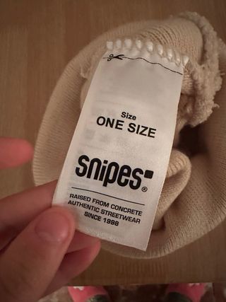 Gorro Snipes Beige