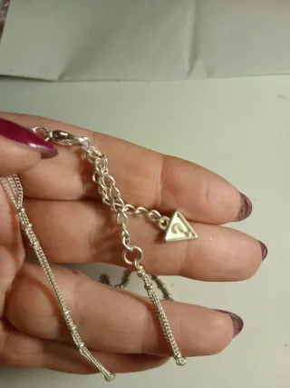 Collana Guess fiore argento