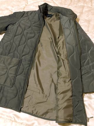 Chaquetón Merletti Acolchado Verde Talla M