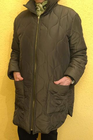 Chaquetón Merletti Acolchado Verde Talla M