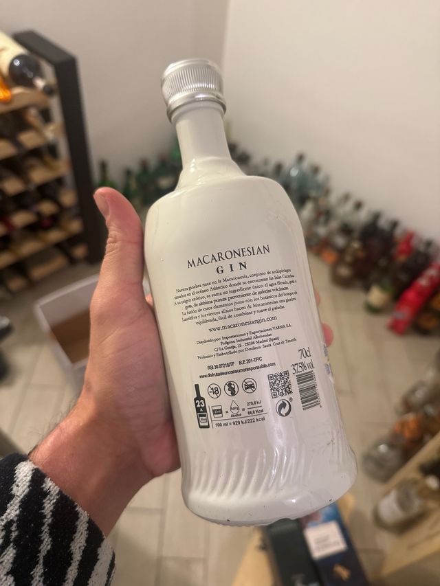 Bottiglia vuota Gin Macaronesian