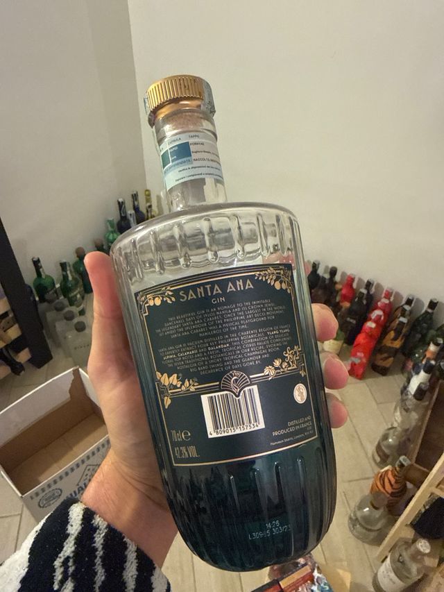 Bottiglia Vuota Santa Ana Gin da Collezione