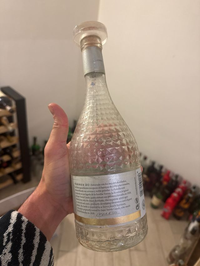 Bottiglia vuota Torres 20 Brandy da collezione