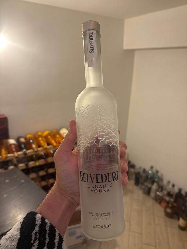 Bottiglia Belvedere Vodka Vuota da Collezione