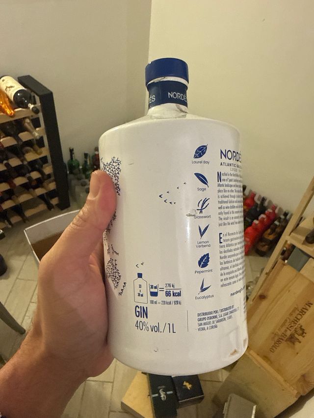 Bottiglia Gin Nordes Vuota da Collezione